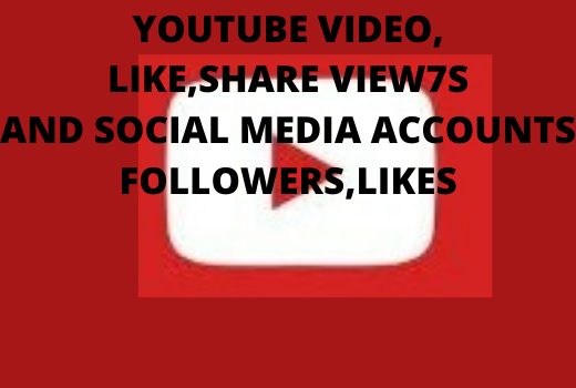 I Will Promote Youtube Video or Social Media Accounts