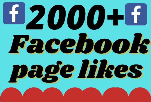 I will add 2000+ real and organic Facebook page likes