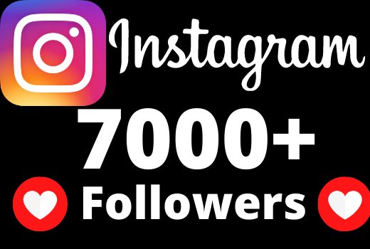 I will add 7000+ REAL AND non drop Instagram followers