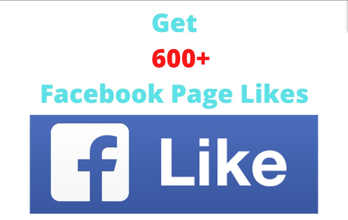 I will give 600+ real Facebook Page Likes || 100% original || Permanent