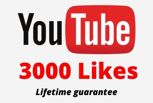 3000 Youtube Likes in your youtube video 100% Guaranteed