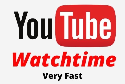 Add 500 Hour Youtube Watchtime, Active User, Non-Drop.
