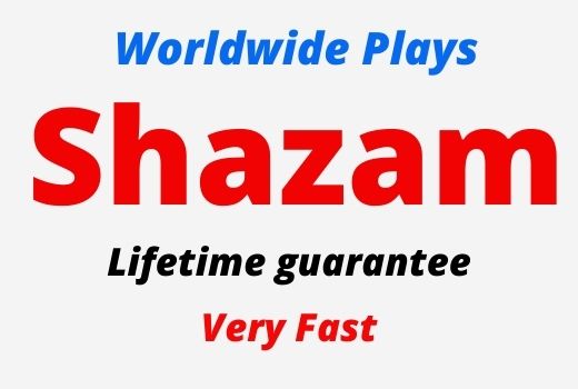 Add 2000 Shazam Plays Worldwide, Organic and Real Plays, Non-drop, Lifetime guarantee