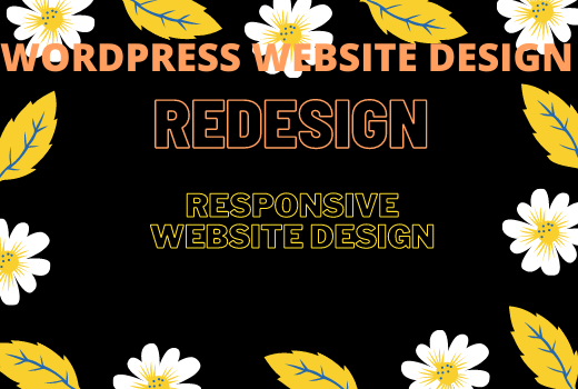 I will design or redesign responsive professional wordpress website
