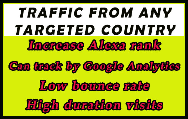 20000 Country targeted traffic