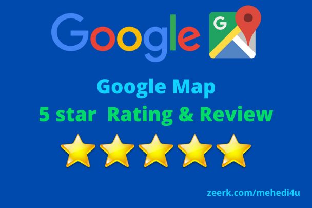 I will give 10 country targeted google map review || 100% original