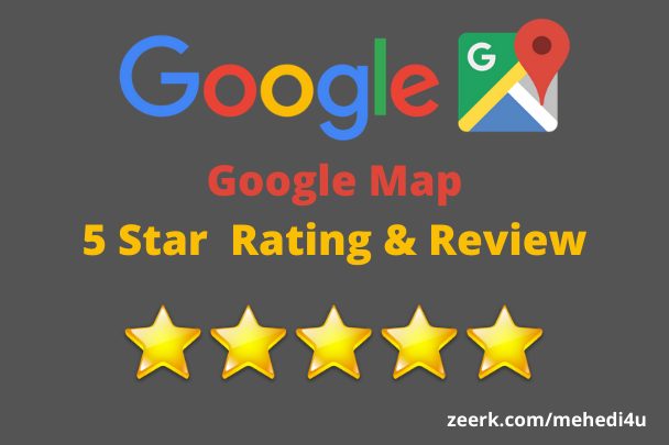 I will provide 6 google map review || 100% original