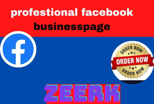 I will create  setup your Facebook business page.