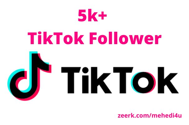 I will provide 5k+ real TikTok Followers || 100% original