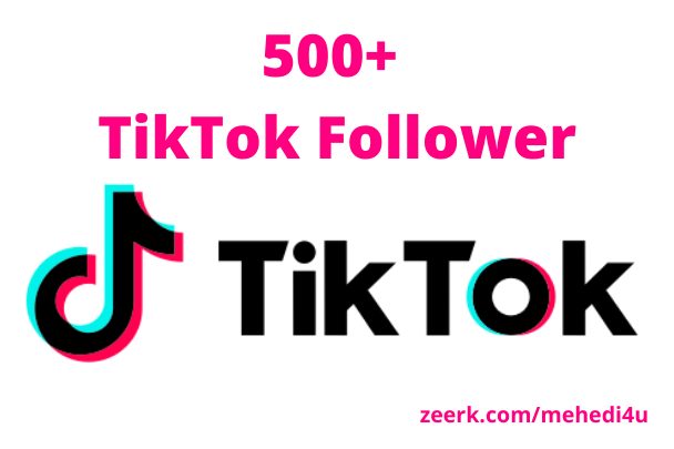 I will provide 500+ real TikTok Followers || 100% original
