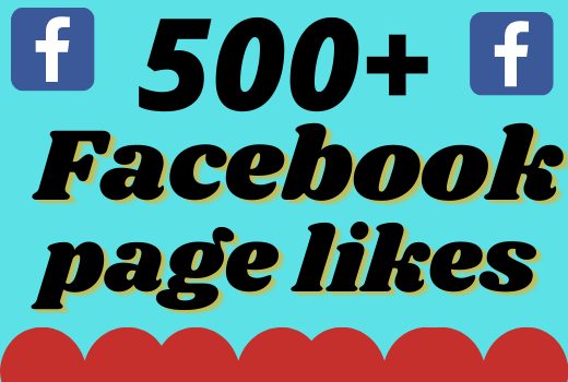I will add 500+ real and organic Facebook page likes