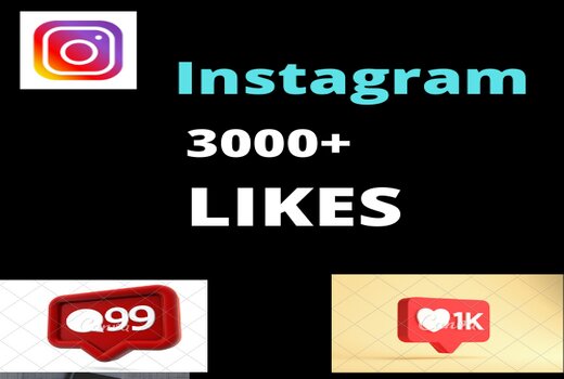 I will add 3000+ Active and non drop Instagram Likes.