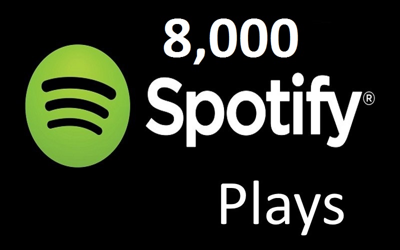 Provide 8,000 Spotify Music Plays