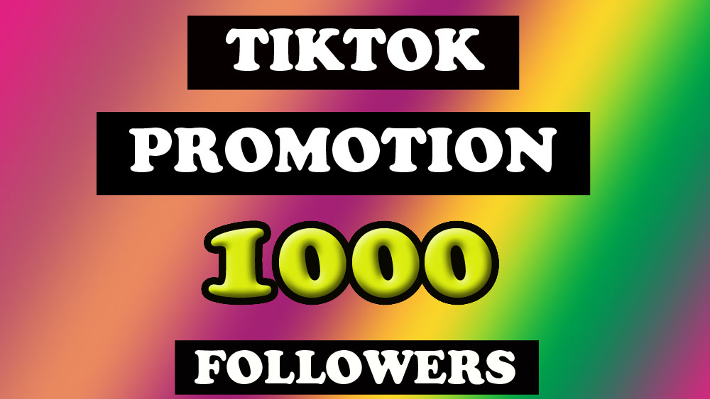 TikTok 1000 Best stable, non drop, instant start Followers