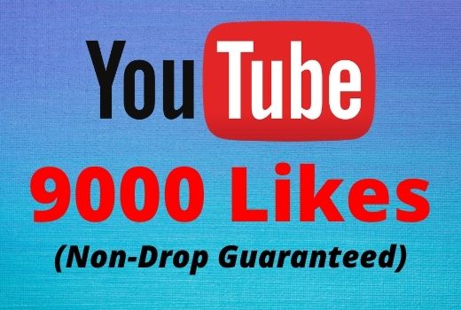 9000 Youtube Likes in your youtube video 100% Guaranteed