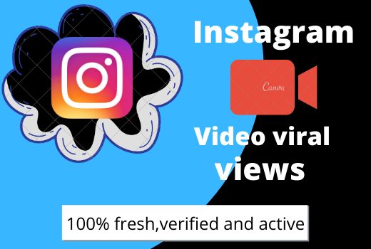 I will give you instant instagram video views and likes