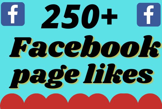 I will add 250+ real and organic Facebook page likes