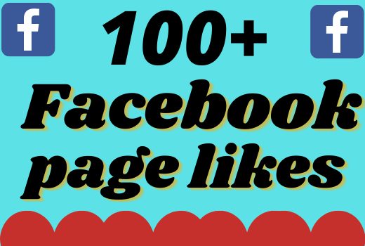 I will add 100+ real and organic Facebook page likes