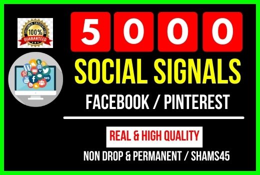 Get Instant 5000+ SEO High-Quality Social Signals From Facebook Pinterest  Buffer