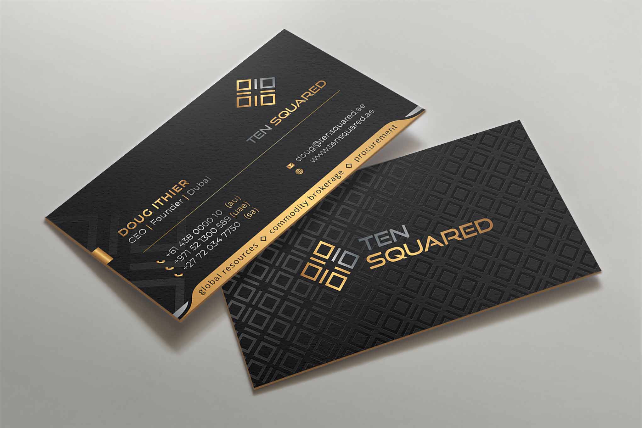I will design a luxury business card within 12 hours