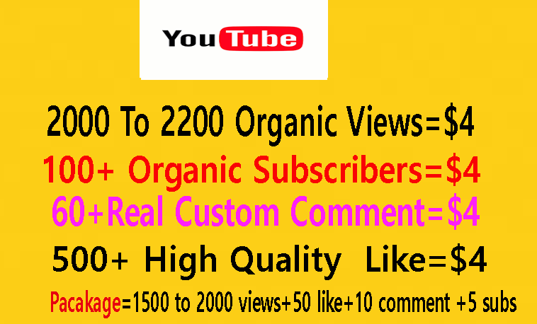 Non Drop Lifetime Guaranteed YouTube video Promotion with Perfect Combination Strategy Campaign