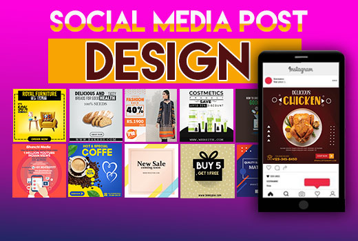 I will design a social media post, cover art, and Banner