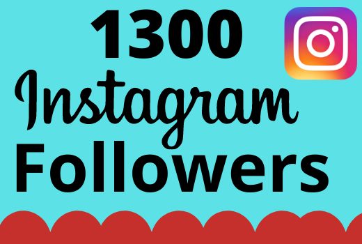 I will add 1300+ real and organic Instagram followers for your business
