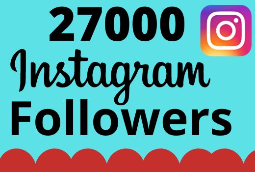 I will add 27000+ real and organic Instagram followers for your business