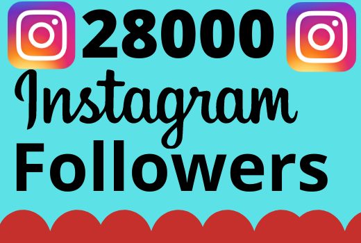 I will add 28000+ real and organic Instagram followers for your business