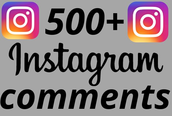 I will add 500+ REAL AND non drop Instagram comments