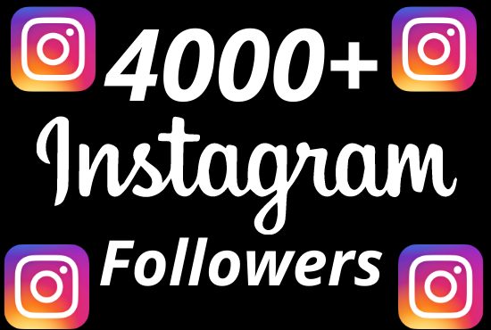 I will add 4000+ REAL AND non drop Instagram followers.