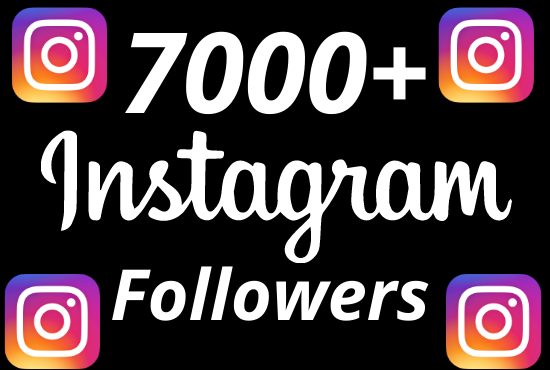 I will add 7000+ REAL AND non drop Instagram followers.