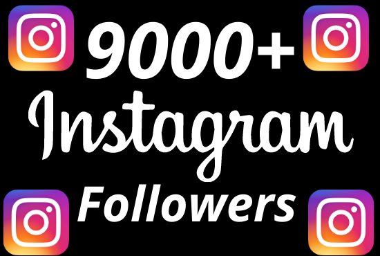 I will add 9000+ REAL AND non drop Instagram followers.