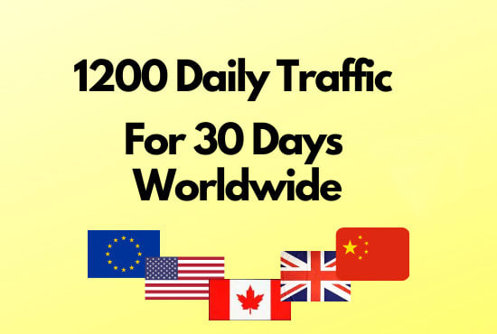 I will send 30,000+ targeted real visitors and web traffic