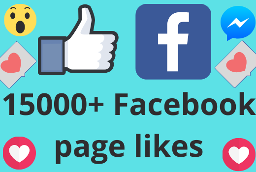 I will add 15000+ REAL AND non drop Facebook Page likes