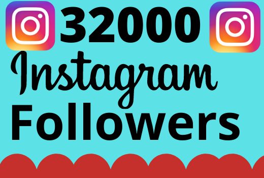 I will add 32000+ real and organic Instagram followers for your business