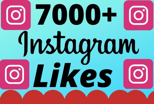 I will add 7000+ real and organic  Instagram likes for your business