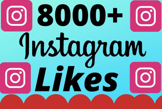 I will add 8000+ real and organic  Instagram likes for your business