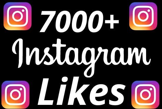 I will add 7000+ REAL AND non drop Instagram likes