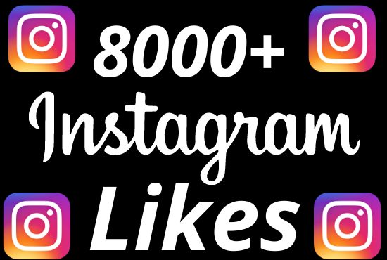 I will add 8000+ REAL AND non drop Instagram likes