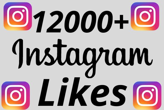 I will add 12000+ REAL AND non drop Instagram likes