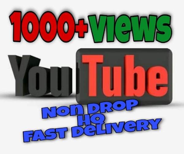 I will provide 1000+ Views on YouTube!! Fast and HQ!!