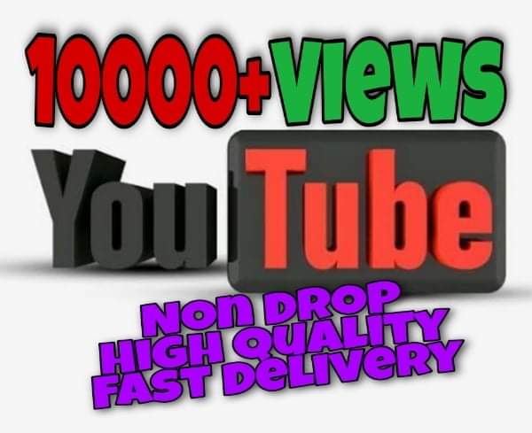I will provide 10000+ Views on YouTube!! Fast and HQ!!
