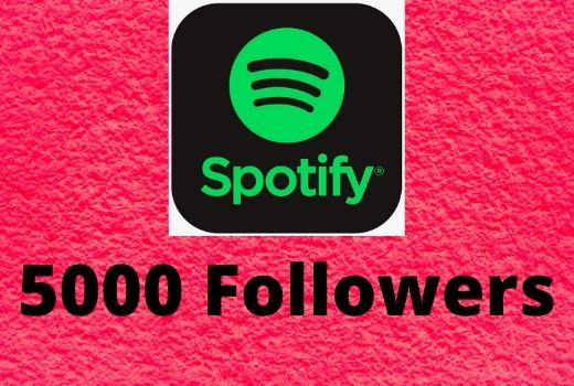 Provide 5000+ Spotify followers high-quality Non-Drop Lifetime Guaranteed