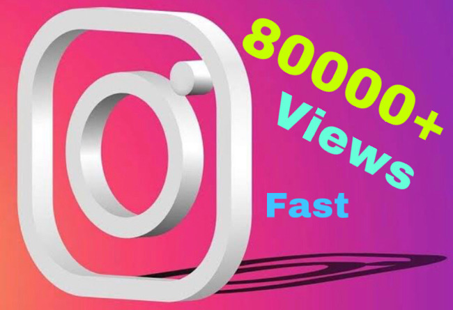 Get 80000+ Views on Instagram video post instantly! 100% Non Drop.