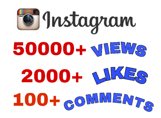 Get Package : 50000+ Views , 2000+ Likes & 50+ Comments on Instagram Video Post . Non Drop Guaranteed!