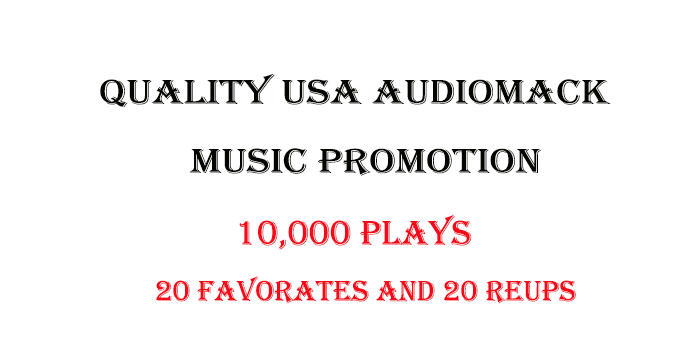 USA Audiomack Music Promotion for 6