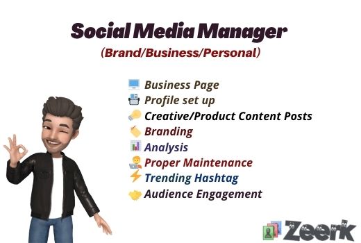 I will be your expert social media manager and raise your marketing