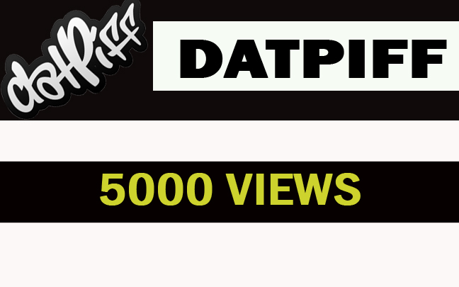 5000 Datpiff views Safe and Nondrop promotion