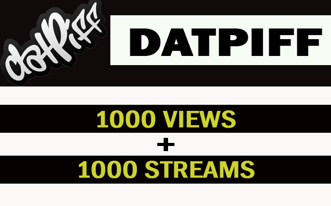 Datpiff Music Promotion 1000 views and 1000 streams